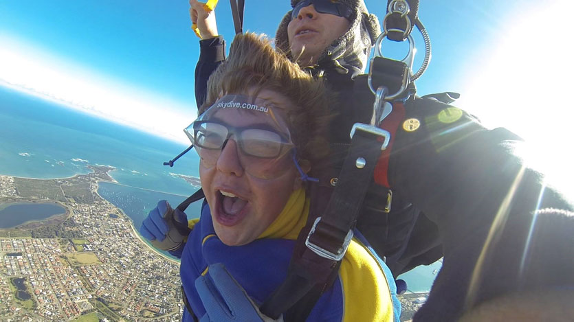 Ryan Kluk Skydiving in Perth, Western Australia