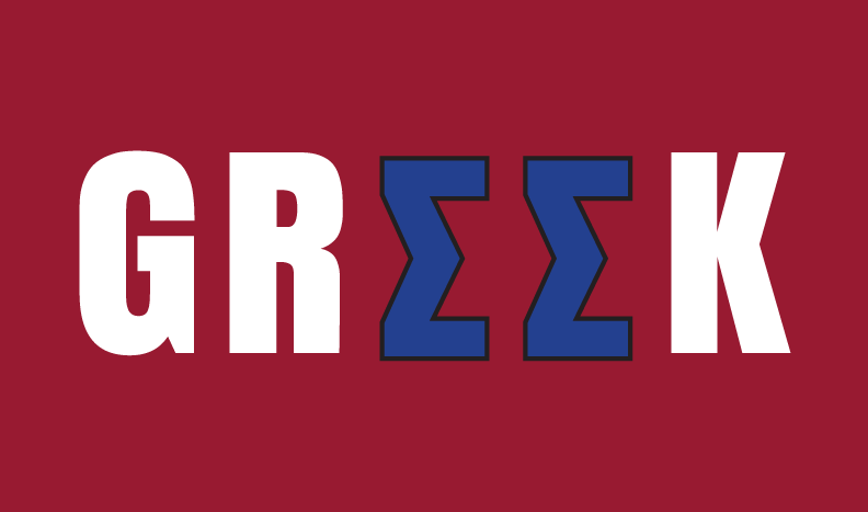 infographic of greek letters