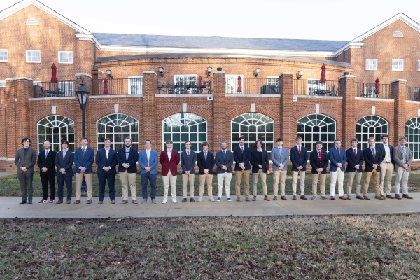 large group photo of phi beta kappa members at H-SC